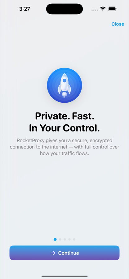 Rocket Proxy welcome
