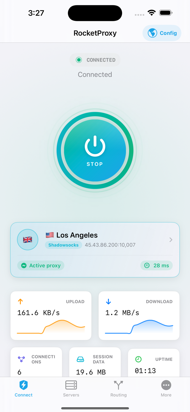 Connected screen